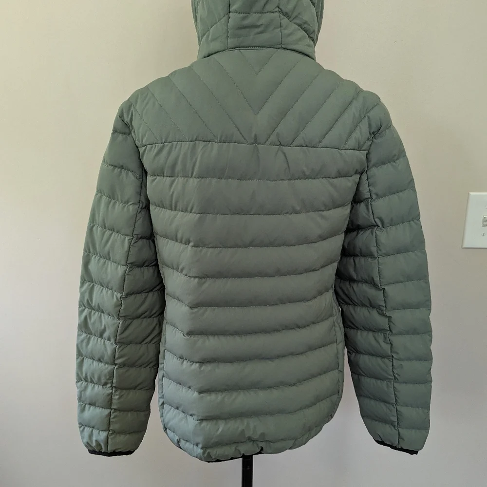 Michael Kors Ultra Light‎ Down Filled Puffer Coat Olive Green
